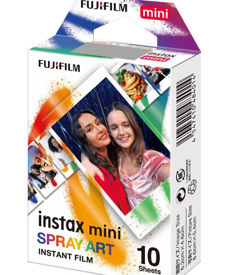 Instax MINI Spray Art Film Multicolore