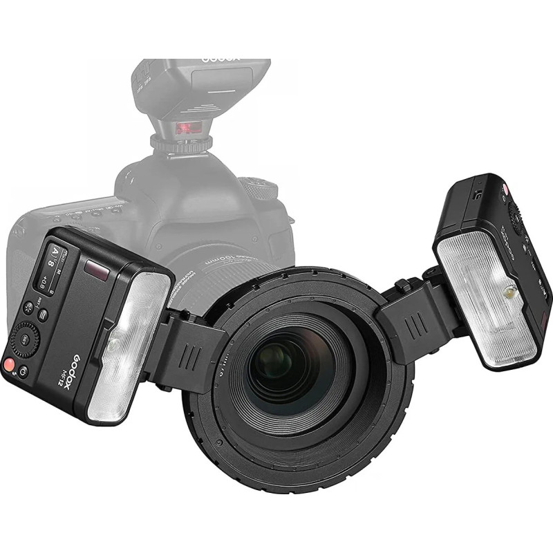 GODOX MACRO FLASH MF12-2 TTL DOPPIO KIT 2PZ