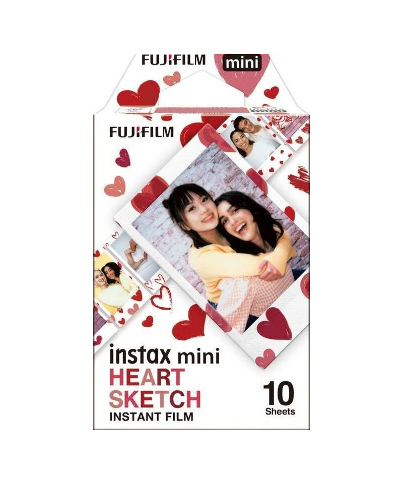 Pellicola Instax Mini HEART SKETCH (10 pellicole)