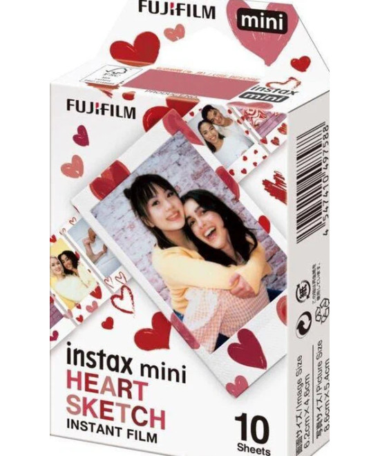 Pellicola Instax Mini HEART SKETCH (10 pellicole)
