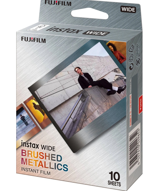 Pellicole Instax Wide (10 foto) Brushed Metallics