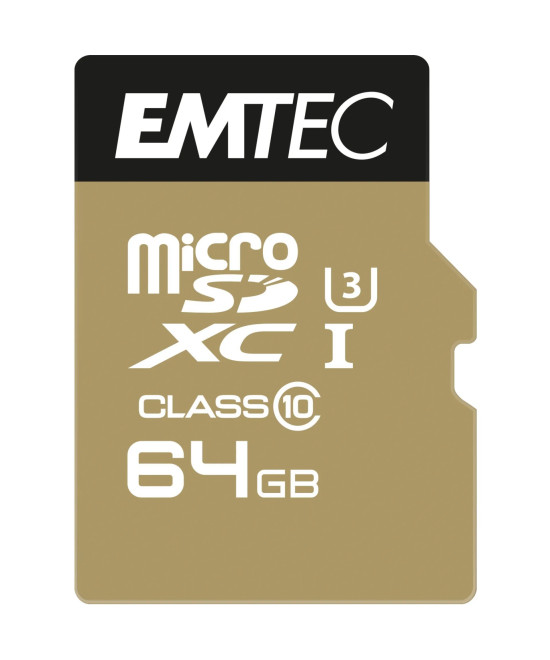 64GB Micro SDHC Classe 10 Speedin U3 + adattatore