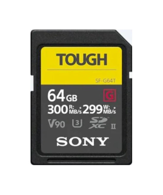 64GB SDXC Tough UHS II U3 R300MB/s W299MB/s 4k V90 IPX68