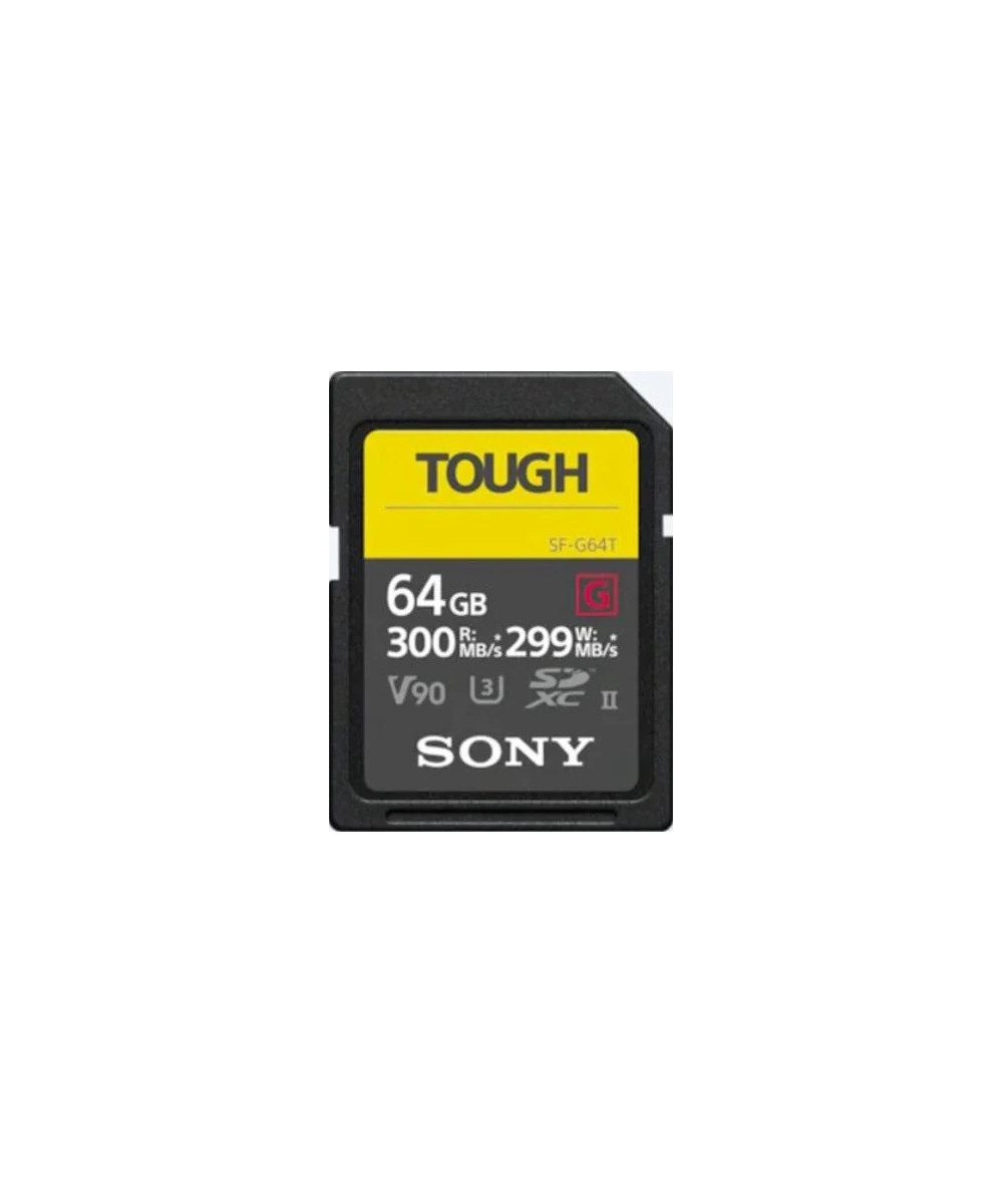 64GB SDXC Tough UHS II U3 R300MB/s W299MB/s 4k V90 IPX68