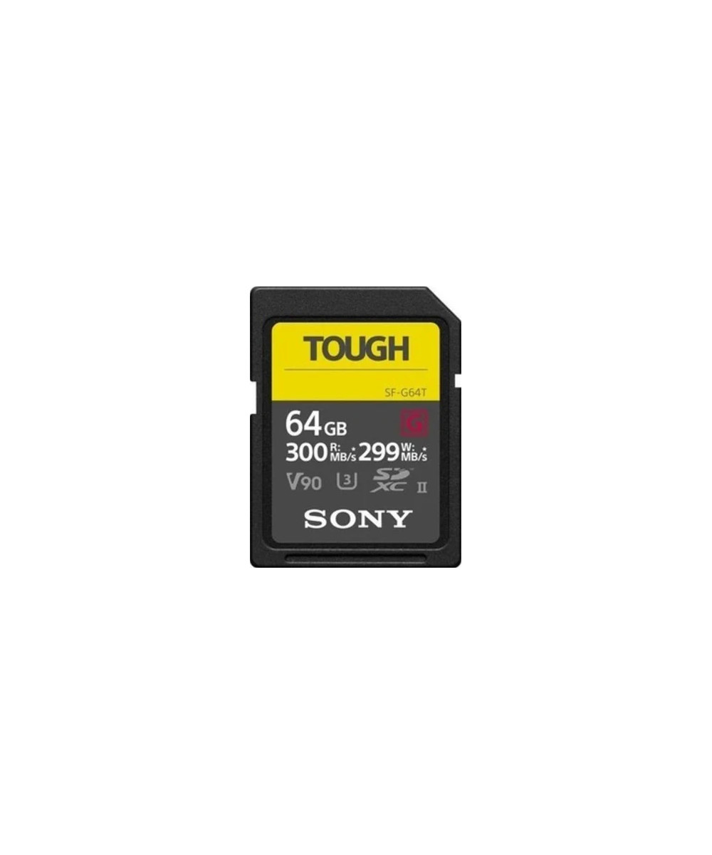 64GB SDXC Tough UHS II U3 R300MB/s W299MB/s 4k V90 IPX68
