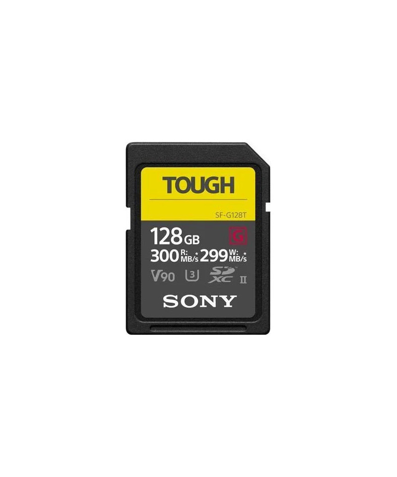 128GB SDXC Tough UHS II U3 R300MB/s W299MB/s 4k V90 IPX68