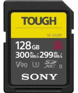 128GB SDXC Tough UHS II U3 R300MB/s W299MB/s 4k V90 IPX68