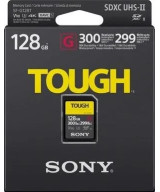 128GB SDXC Tough UHS II U3 R300MB/s W299MB/s 4k V90 IPX68