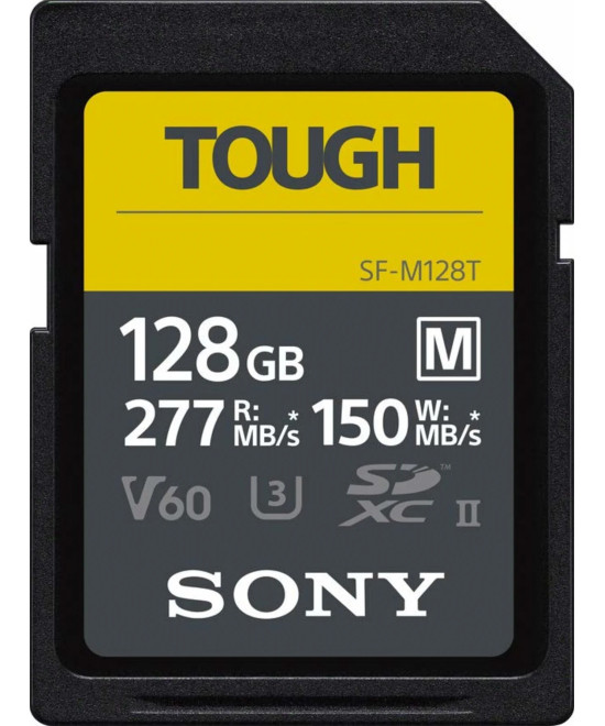 Tough SDXC 128GB M UHS-II U3 277MBs / 150MBs 4K V60