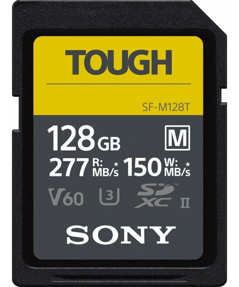 Tough SDXC 128GB M UHS-II U3 277MBs / 150MBs 4K V60