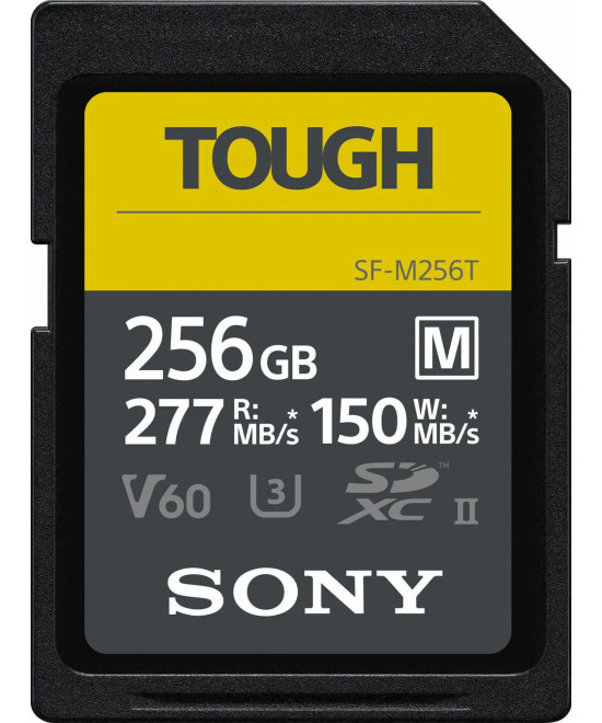 Tough SDXC 256GB M UHS-II U3 277MBs / 150MBs 4K V60