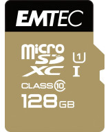 128GB Micro SDXC CL.10 Gold Plus U1 + adattatore