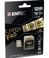 MicroSD 128GB UHS-I U3 V30 A1 SpeedIN PRO Classe 10