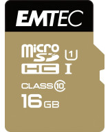 16GB Micro SDHC CL.10 Gold Plus U1 + adattatore