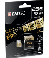 MicroSD 256GB UHS-I U3 V30 A1 SpeedIN PRO Classe 10