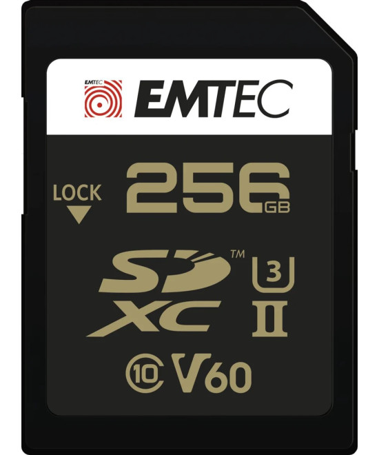 ECMSD256GUHS2V60 memoria flash 256 GB SDXC UHS-II Classe 2
