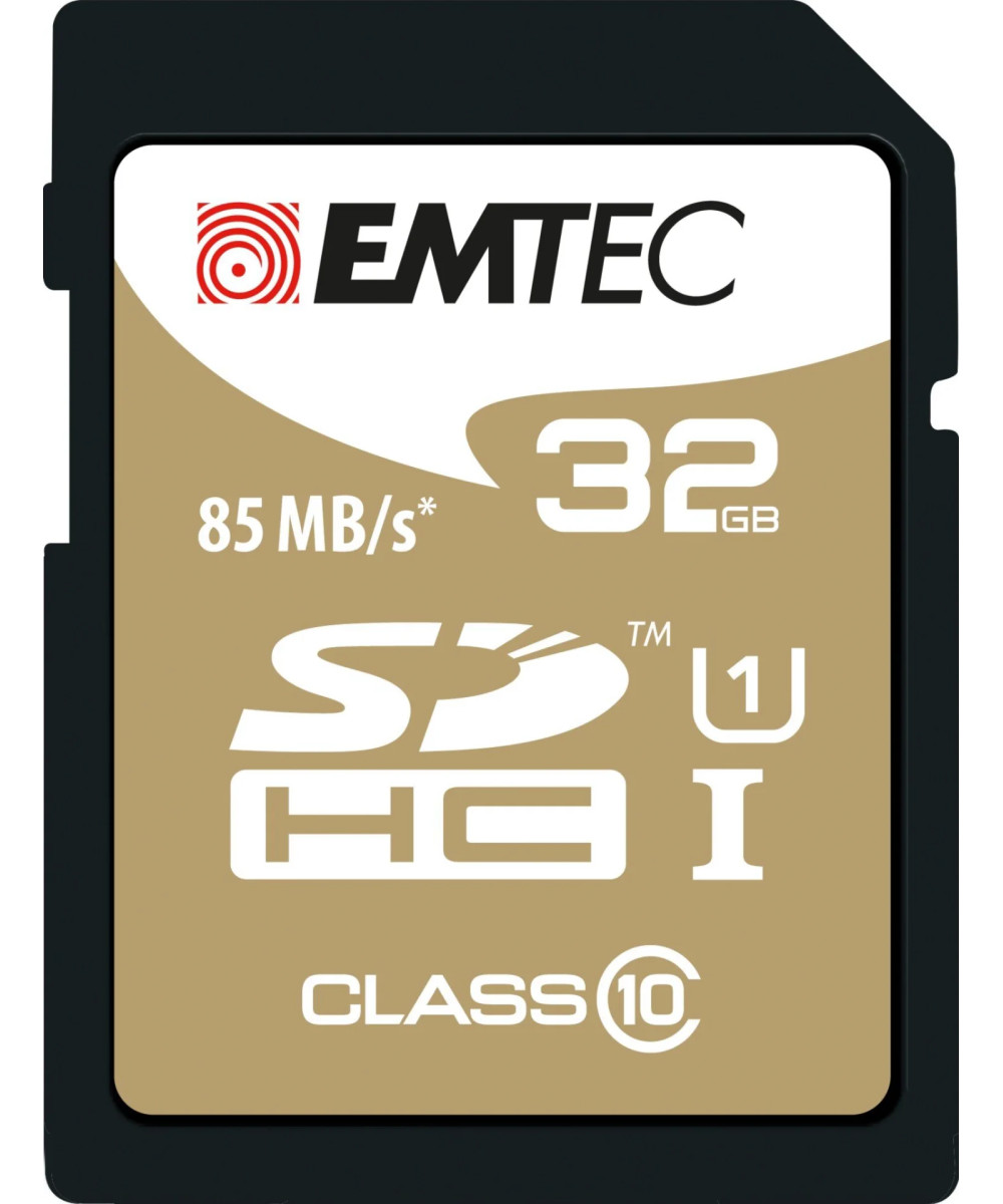 32GB SDHC CL.10 Gold Plus 85Mb/24Mb U1