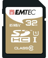 32GB SDHC CL.10 Gold Plus 85Mb/24Mb U1