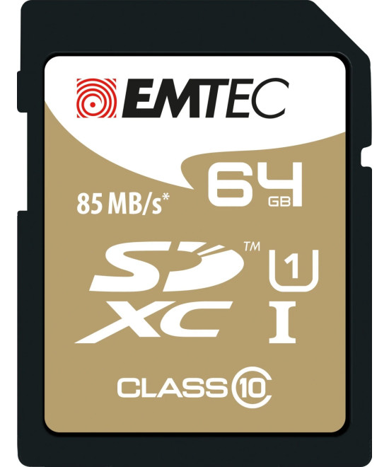 64GB SDXC CL.10 Gold Plus 85Mb/24Mb U1