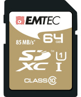 64GB SDXC CL.10 Gold Plus 85Mb/24Mb U1