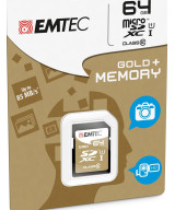 64GB SDXC CL.10 Gold Plus 85Mb/24Mb U1