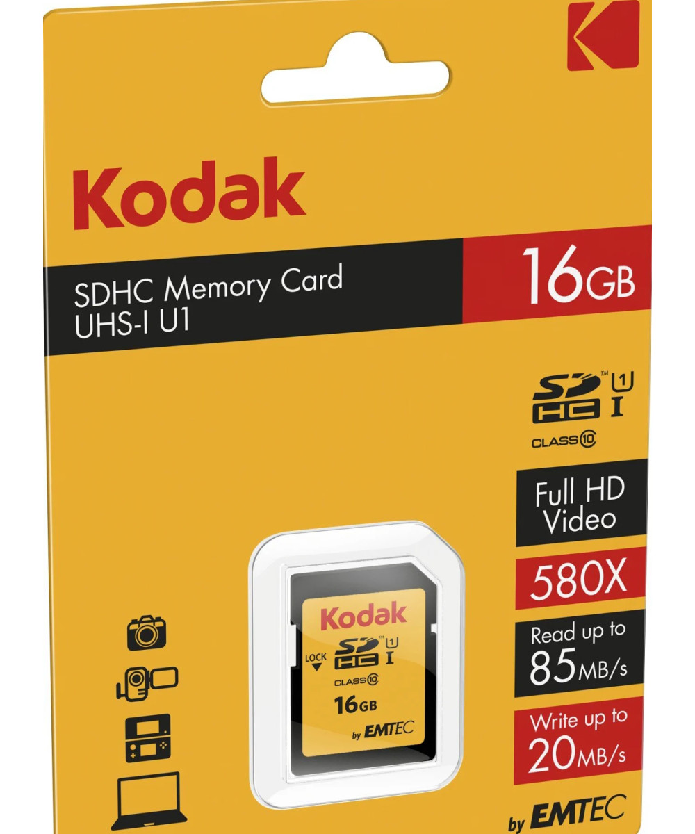 16GB SDHC UHS-I Classe 10