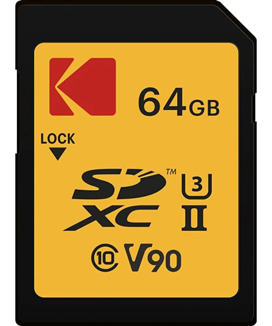 SDXC 64GB Classe 10 UHS-II U3 V90 Ultra Pro Performance