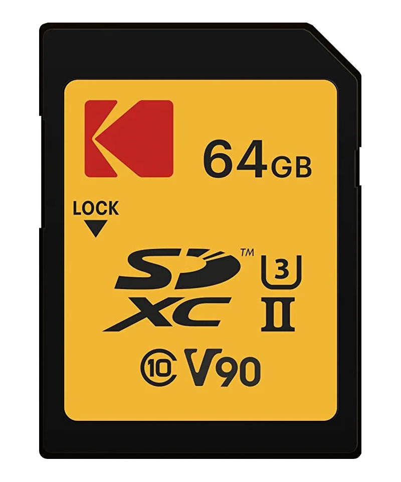 SDXC 64GB Classe 10 UHS-II U3 V90 Ultra Pro Performance
