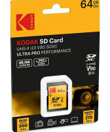 SDXC 64GB Classe 10 UHS-II U3 V90 Ultra Pro Performance