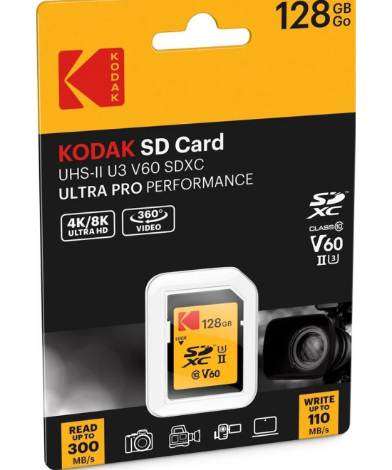 EKMSD128GUHS2V SD 128GB UHS-II U3 CL.10 V60 Ultra Pro