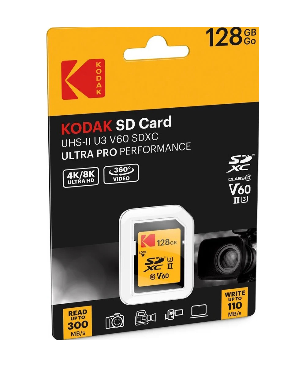 EKMSD128GUHS2V SD 128GB UHS-II U3 CL.10 V60 Ultra Pro