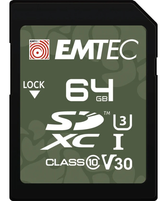 SD Outdoor 64GB Classe 10 UHS-I V30 U3 IP6X IPX7