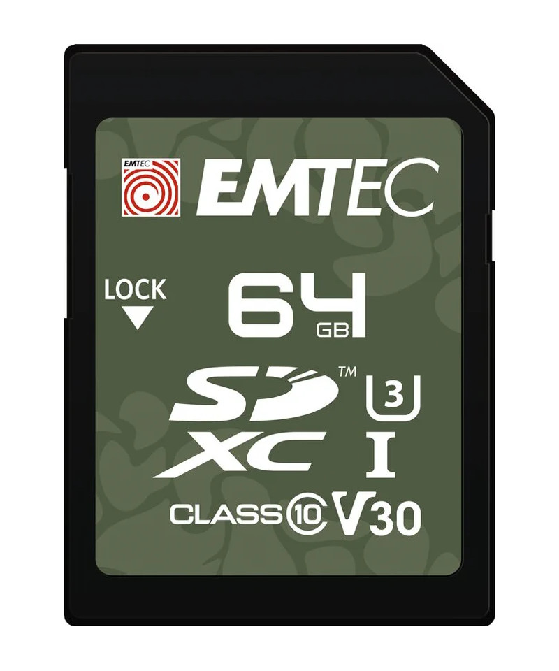 SD Outdoor 64GB Classe 10 UHS-I V30 U3 IP6X IPX7