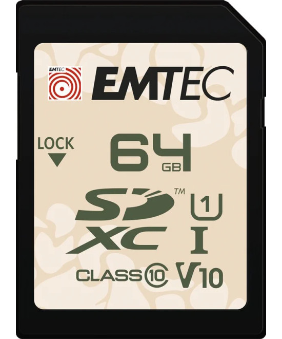 SD Outdoor 64GB Classe 10 UHS-I V10 U1 IP6X IPX7