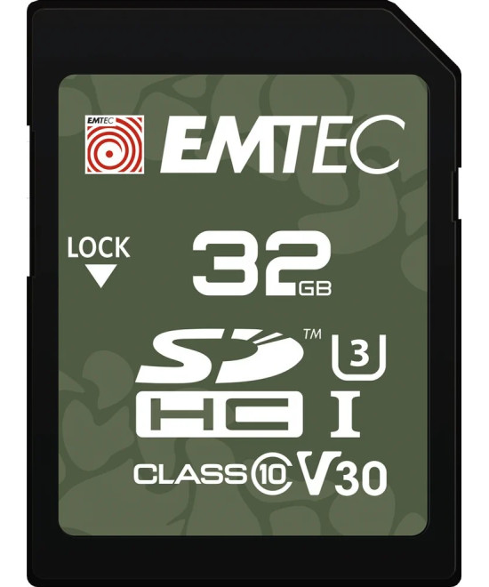 SD Outdoor 32GB Classe 10 UHS-I V30 U3 IP6X IPX7