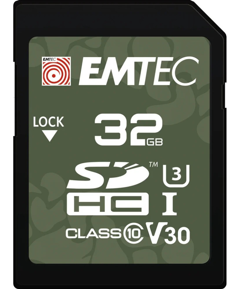 SD Outdoor 32GB Classe 10 UHS-I V30 U3 IP6X IPX7