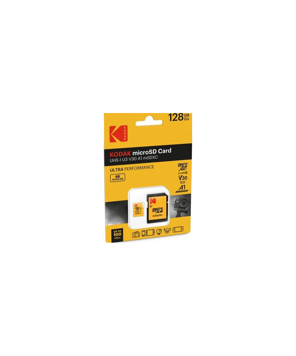 microSD 128GB ULTRA PERFORMANCE Class 10 UHS-1 U3 V30 A1