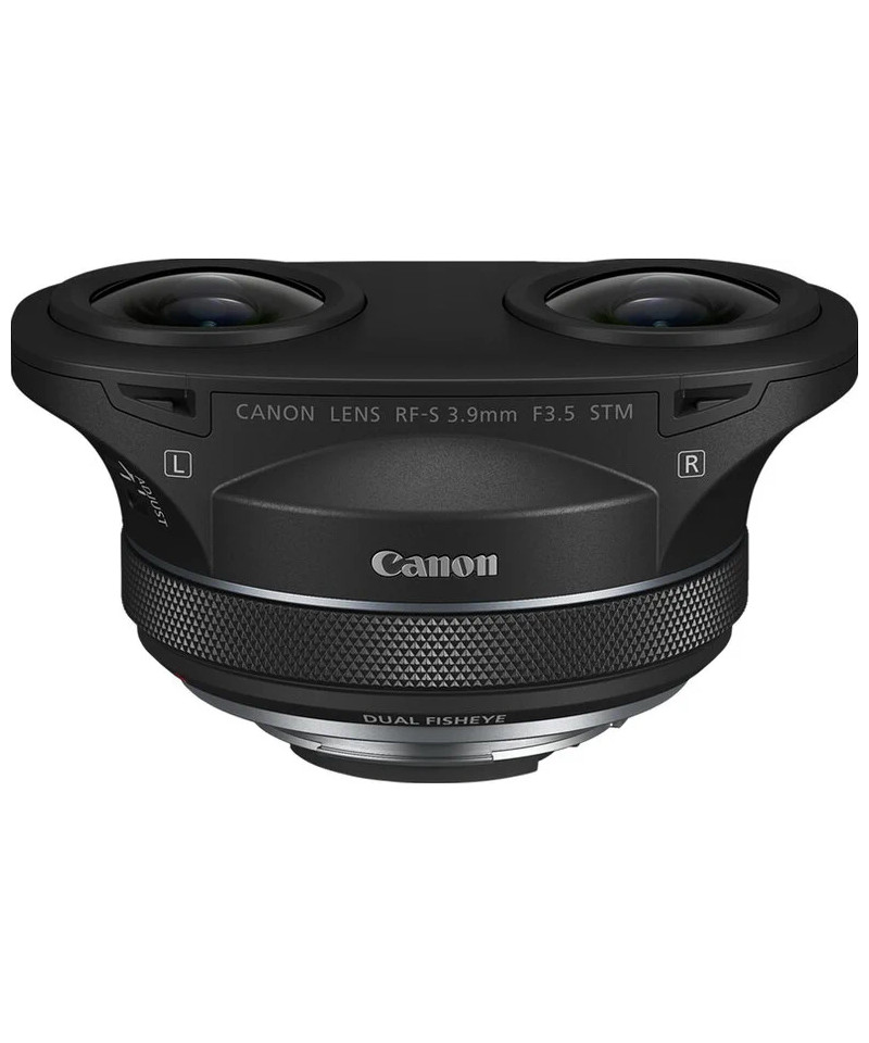 RF-S 3.9mm F3.5 STM DUAL FISHEYE MILC Obiettivo fish-eye ampio Nero