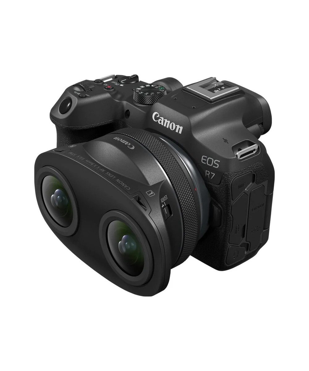 RF-S 3.9mm F3.5 STM DUAL FISHEYE MILC Obiettivo fish-eye ampio Nero