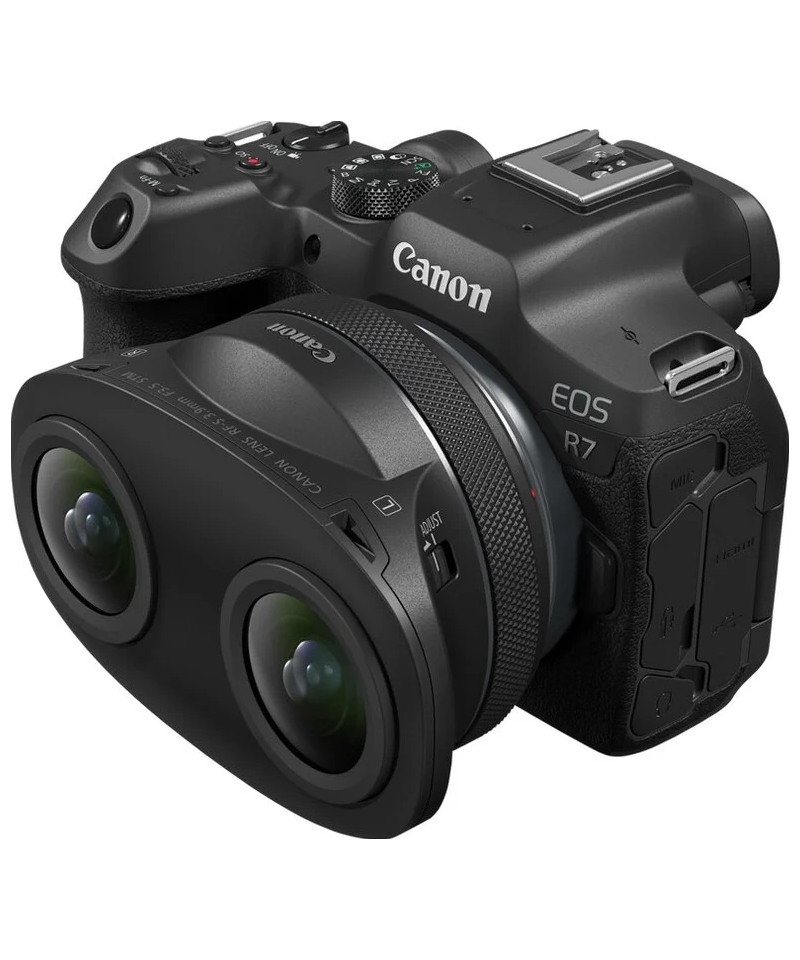 RF-S 3.9mm F3.5 STM DUAL FISHEYE MILC Obiettivo fish-eye ampio Nero
