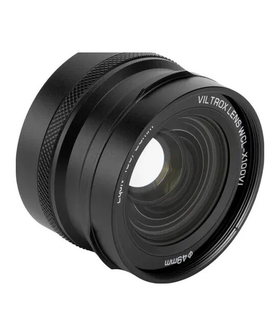 WCL-X100VI BLACK WIDE-ANGLE CONVERSION LENS (75G. 18,6MM) FOR FUJI X100 SERIES