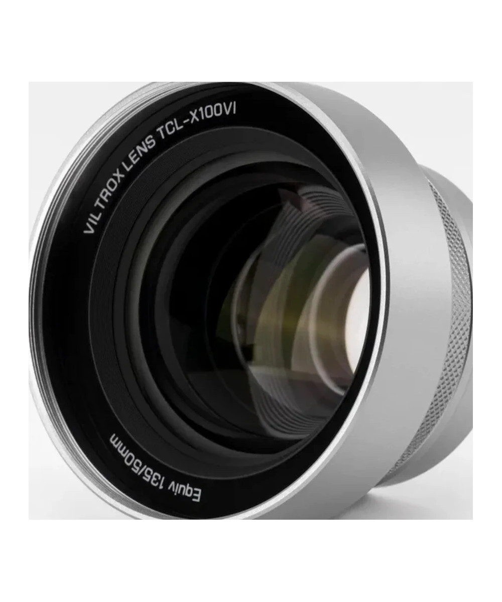 TCL-X100VI SILVER TELEPHOTO CONVERSION LENS (45G. 32,3MM) FOR FUJI X100 SERIES