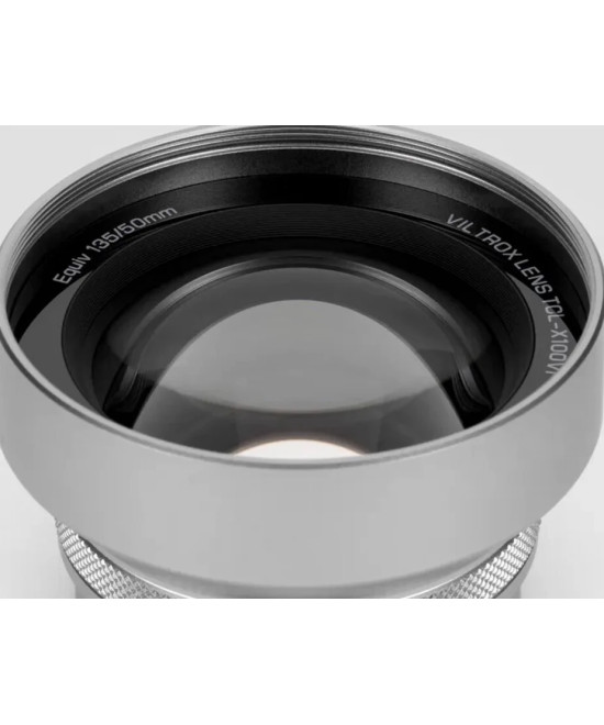 TCL-X100VI SILVER TELEPHOTO CONVERSION LENS (45G. 32,3MM) FOR FUJI X100 SERIES