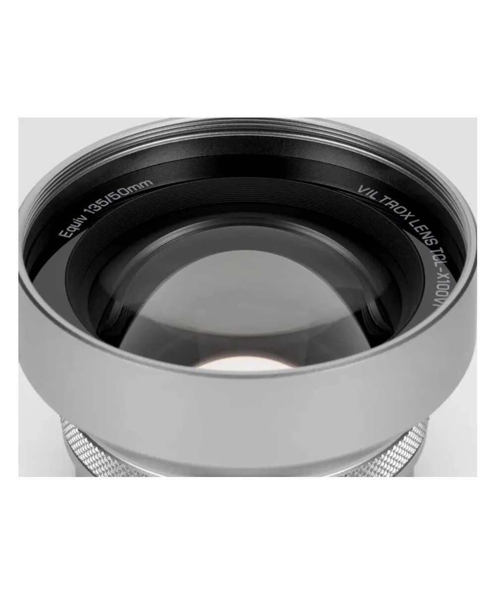 TCL-X100VI SILVER TELEPHOTO CONVERSION LENS (45G. 32,3MM) FOR FUJI X100 SERIES