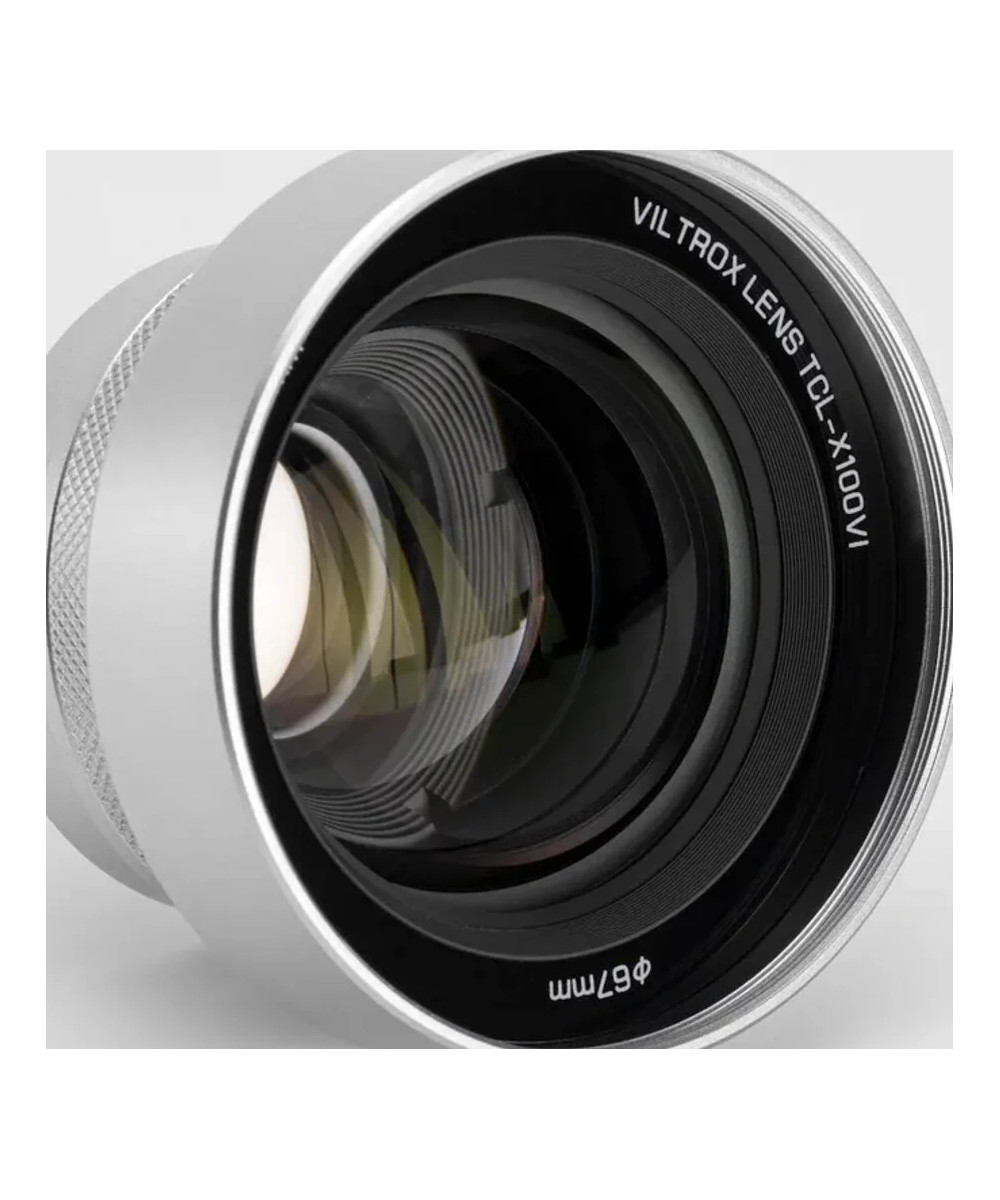 TCL-X100VI SILVER TELEPHOTO CONVERSION LENS (45G. 32,3MM) FOR FUJI X100 SERIES