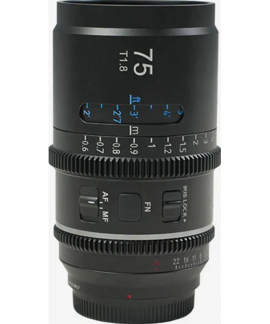 ASTRA 75mm t/1.8 1.33X Anamorphic FE AF Blue Flare L-Mount