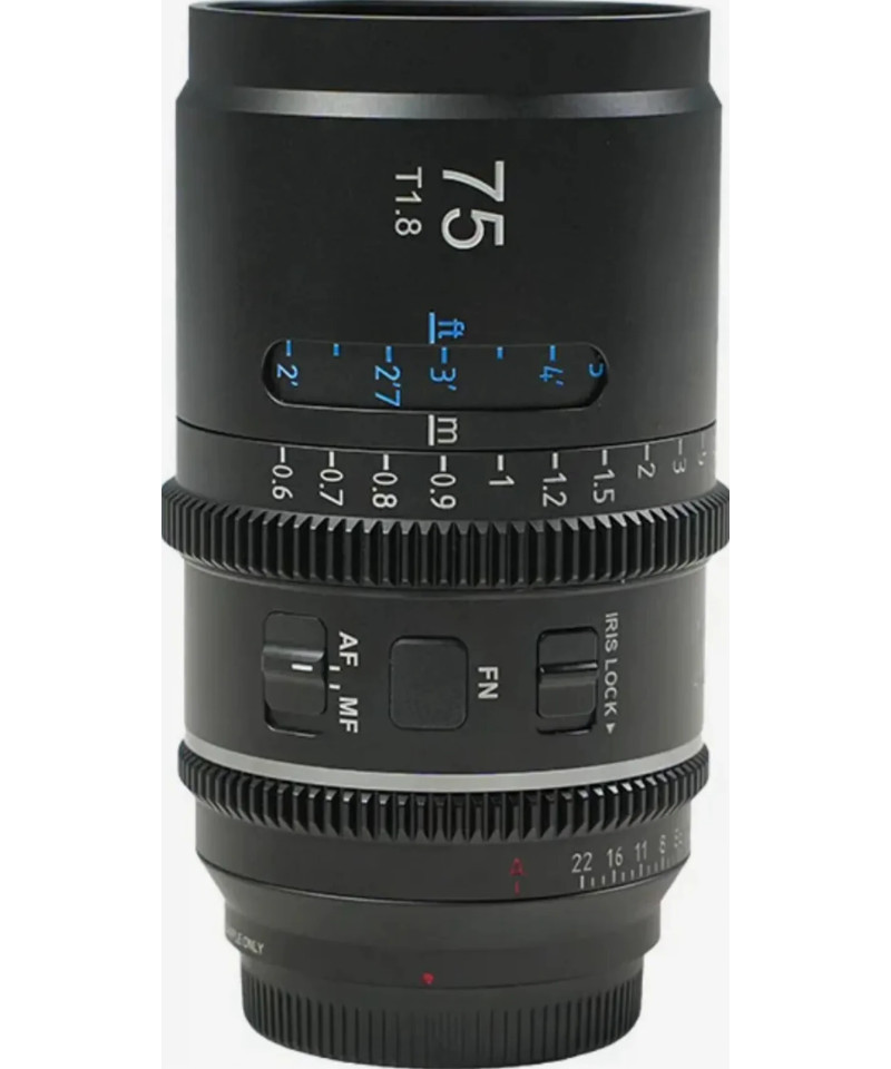 ASTRA 75mm t/1.8 1.33X Anamorphic FE AF Blue Flare L-Mount