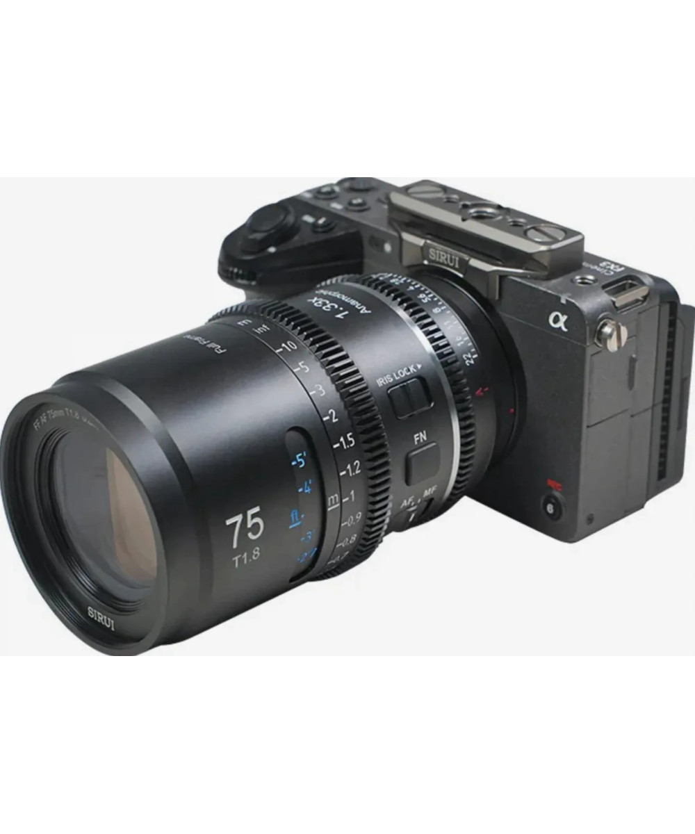 ASTRA 75mm t/1.8 1.33X Anamorphic FE AF Blue Flare L-Mount