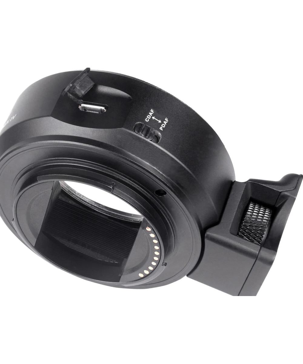 Adattatore Auto Focus Per Ottiche Canon EF/EF-S Su Sony E-Mount Con Display OLED
