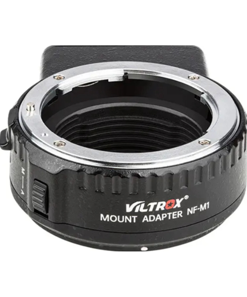 Adattatore MF/AF per obiettivo Nikon F su camera M4/3 NF-M1 SCATOLA APERTA